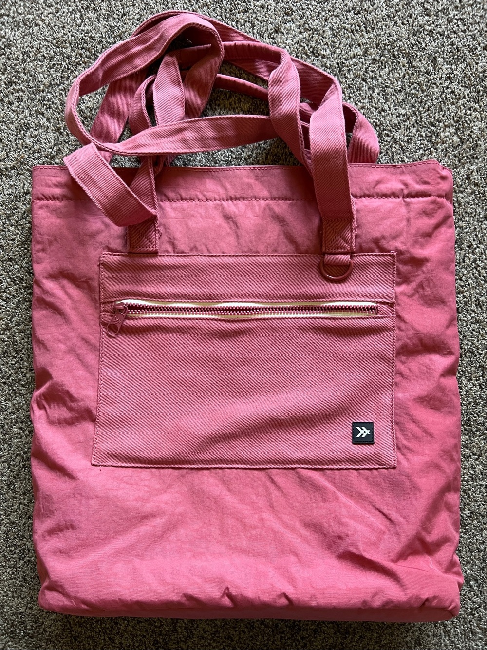 Thread Wallet Utility Tote in pink